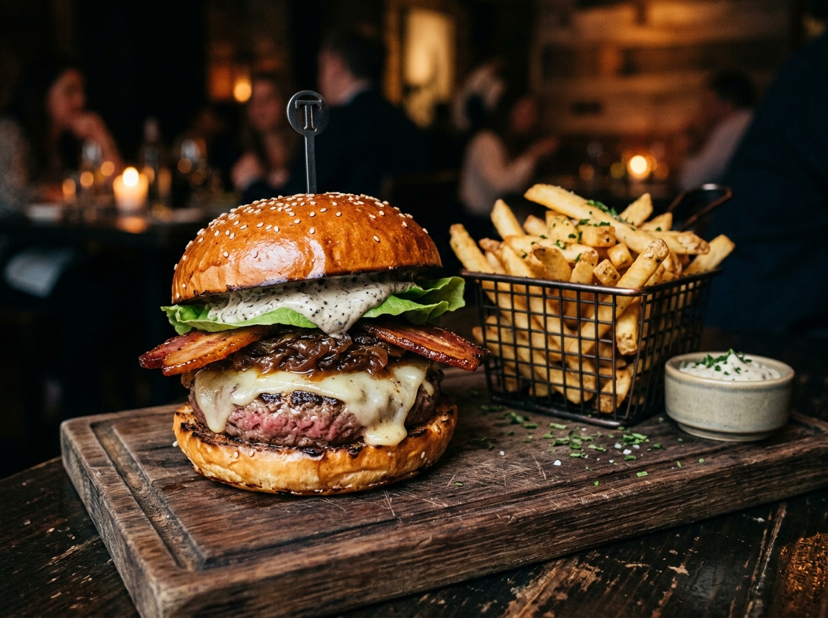 Trüflü Dana Bonfile Burger